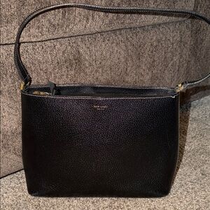 Vintage Kate Spade Sydney Black Boarskin Leather Shoulder Bag